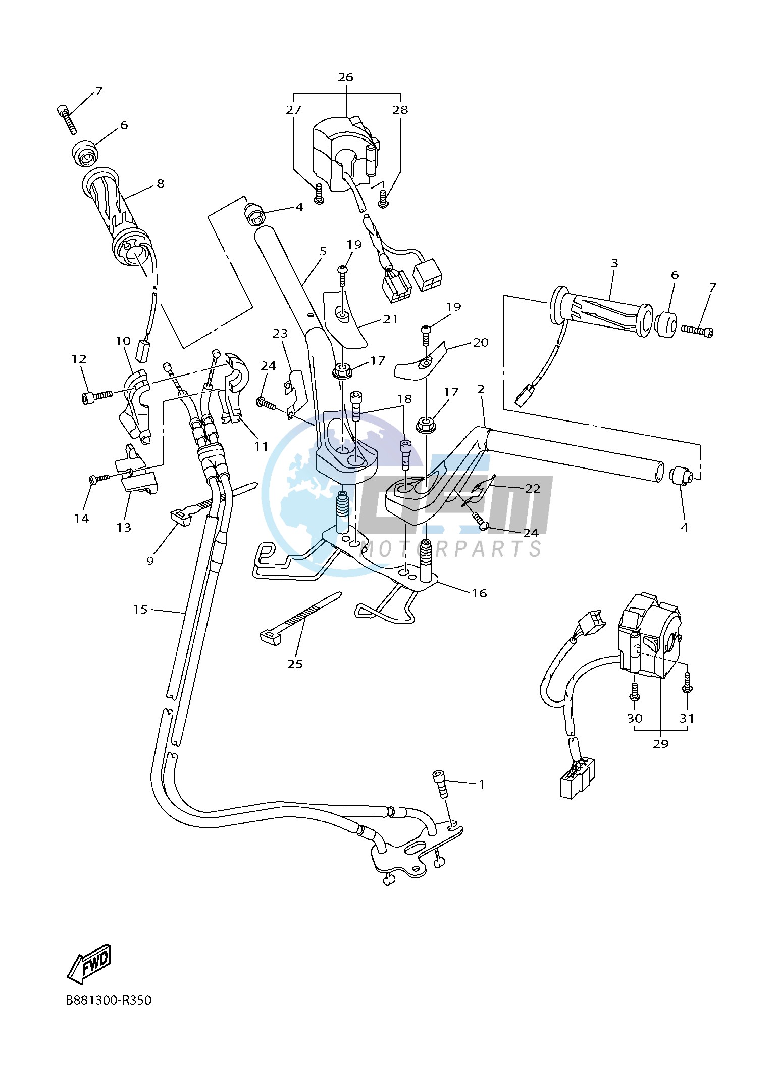 STEERING HANDLE & CABLE