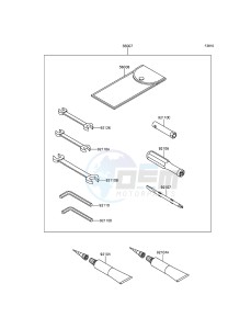 1400GTR ABS ZG1400EGF FR GB XX (EU ME A(FRICA) drawing Owner's Tools