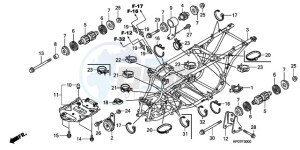 TRX500FEA Australia - (U / EC) drawing FRAME BODY