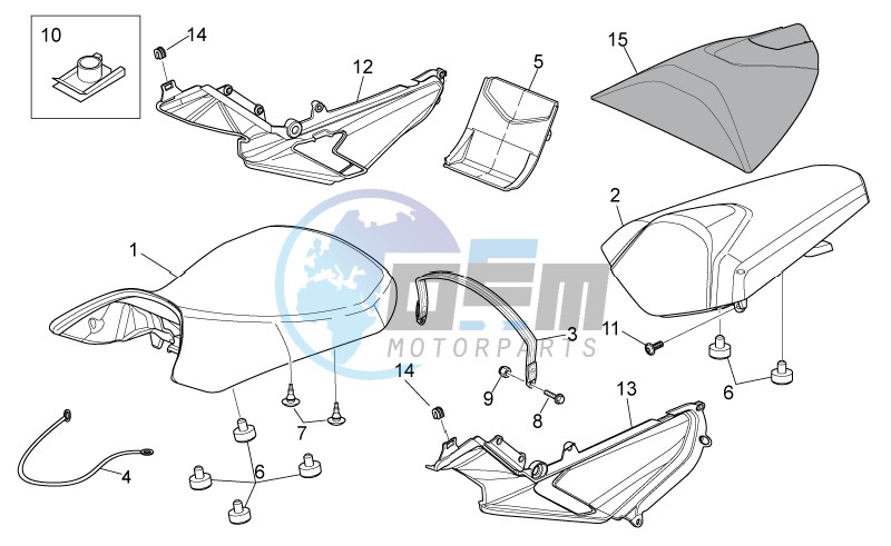 Saddle unit