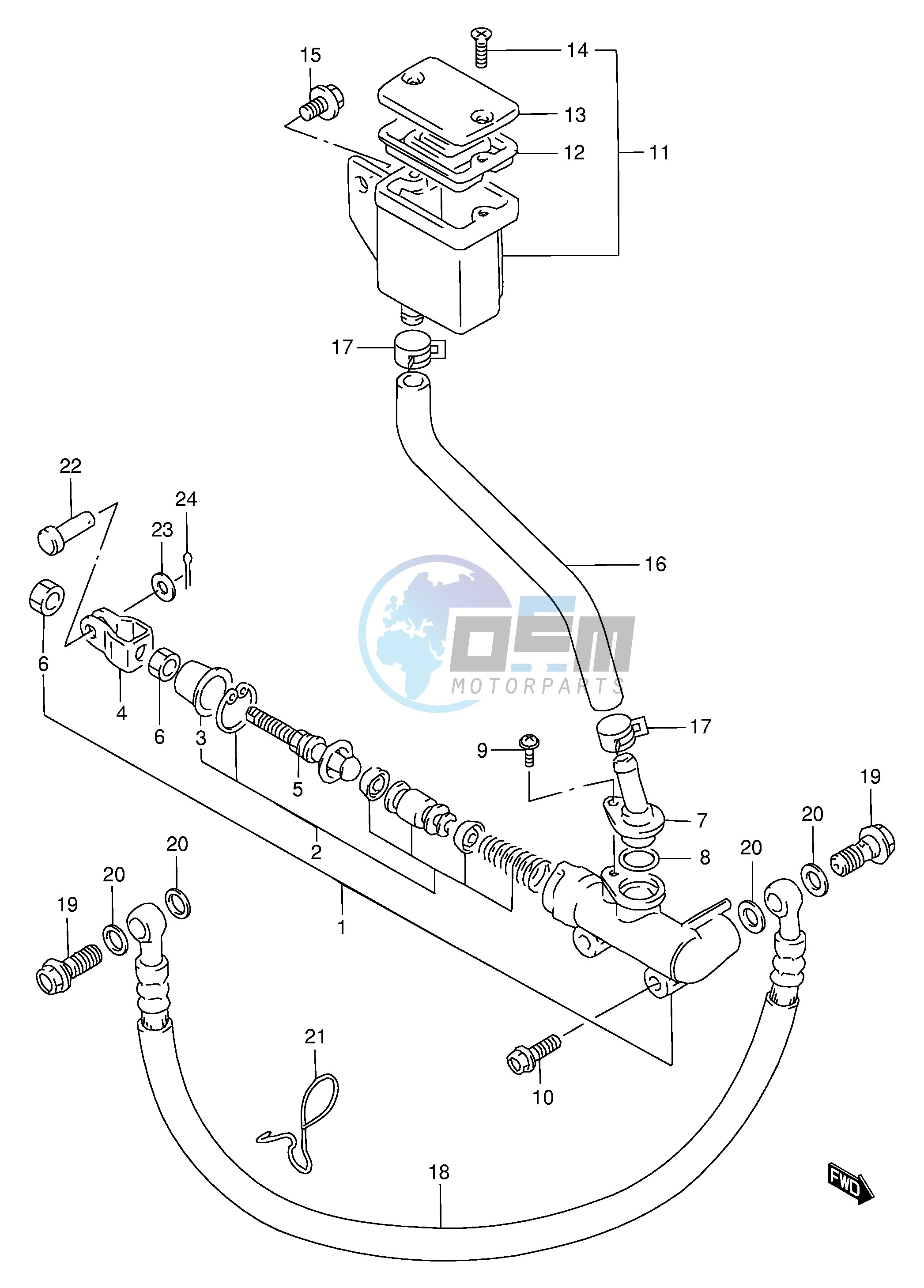 REAR MASTER CYLINDER