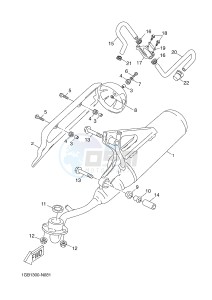 NS50F NITRO 4T (1GB4) drawing EXHAUST