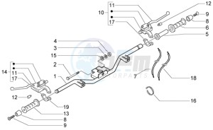 Beverly 500 (USA) USA drawing Handlebar - Brake Pump