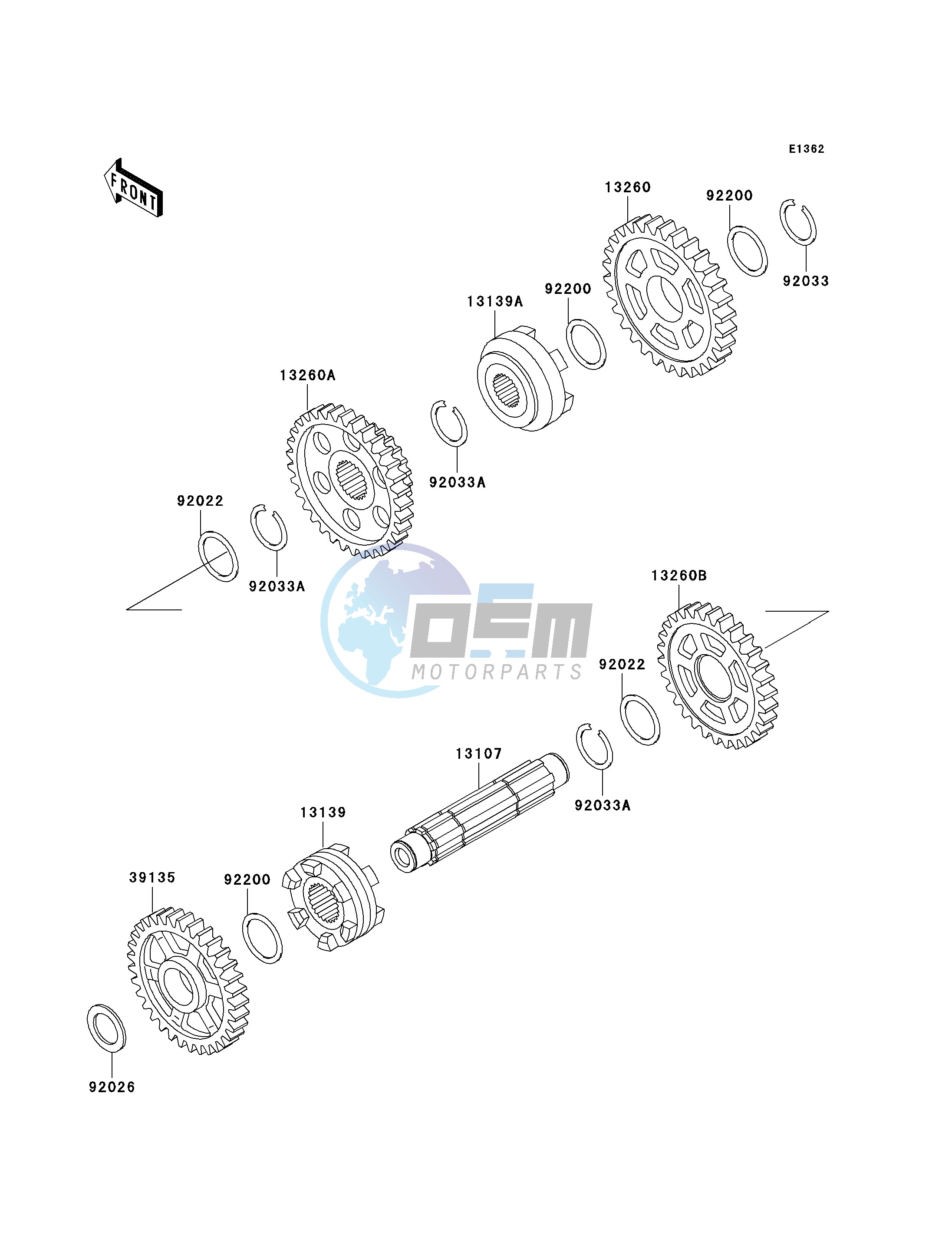 GEAR CHANGE DRUM_SHIFT FORK-- S- -