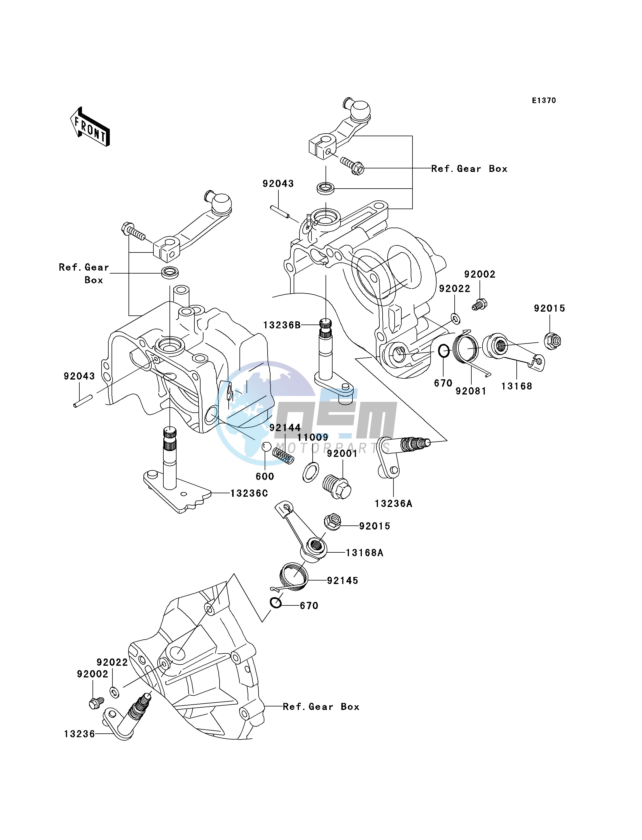 GEAR CHANGE MECHANISM