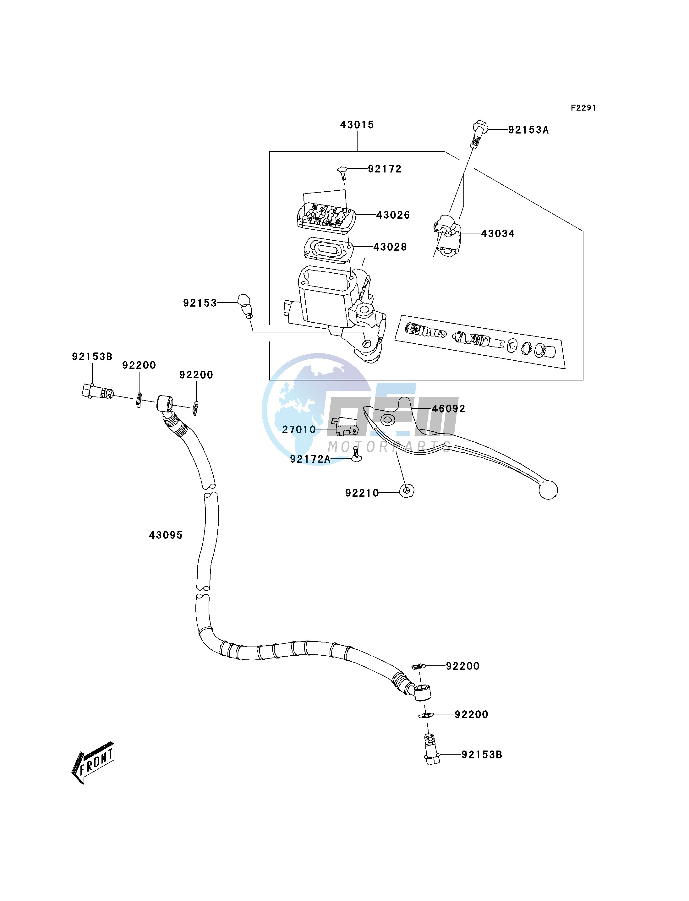 FRONT MASTER CYLINDER