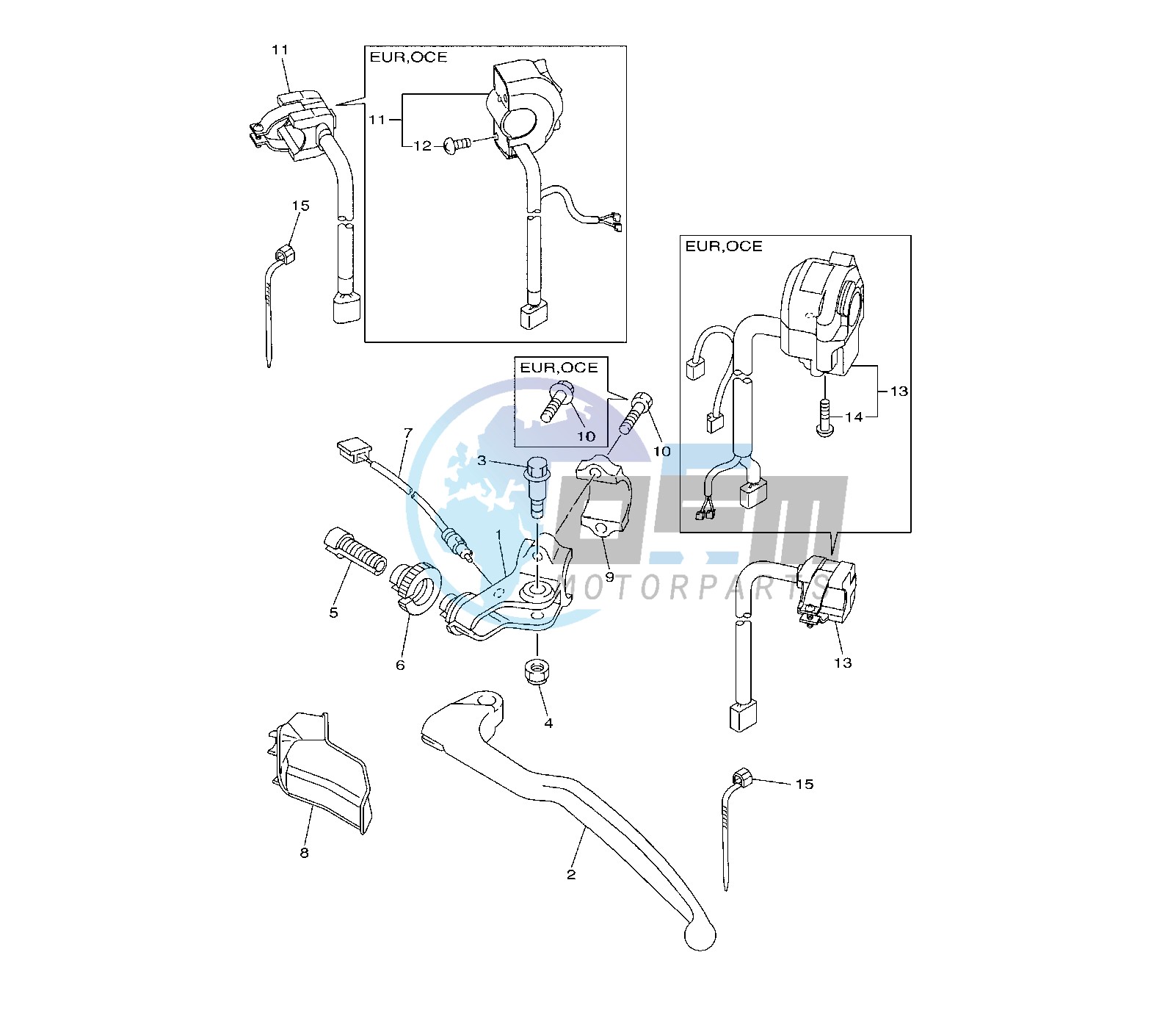 HANDLE SWITCH AND LEVER