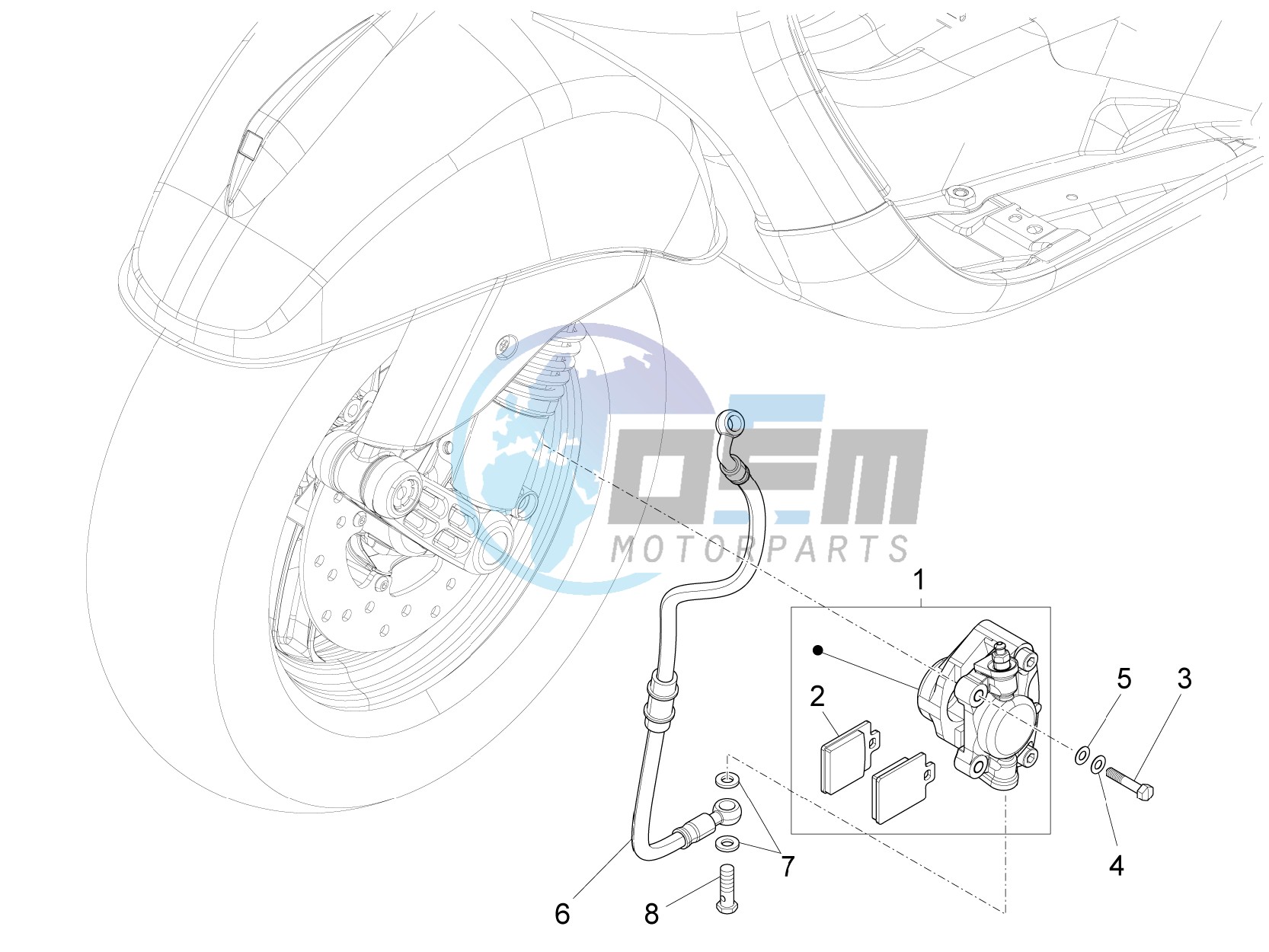 Brakes pipes - Calipers