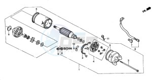 VT750DC BLACK WIDOW drawing STARTING MOTOR