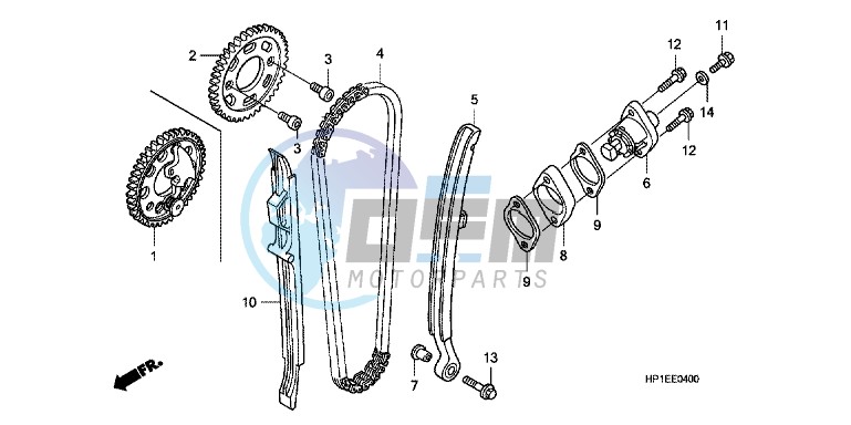 CAM CHAIN/ TENSIONER