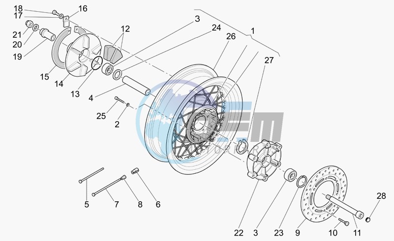 Rear wheel