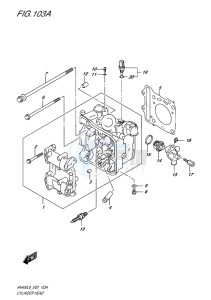 AN400 BURGMAN EU drawing CYLINDER HEAD