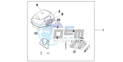 TOP BOX 45L