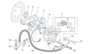 MGS-01 Corsa 1200 1380 drawing Rear brake caliper