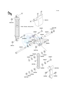 KX 60 B [KX60] (B10-B14) [KX60] drawing REAR SUSPENSION