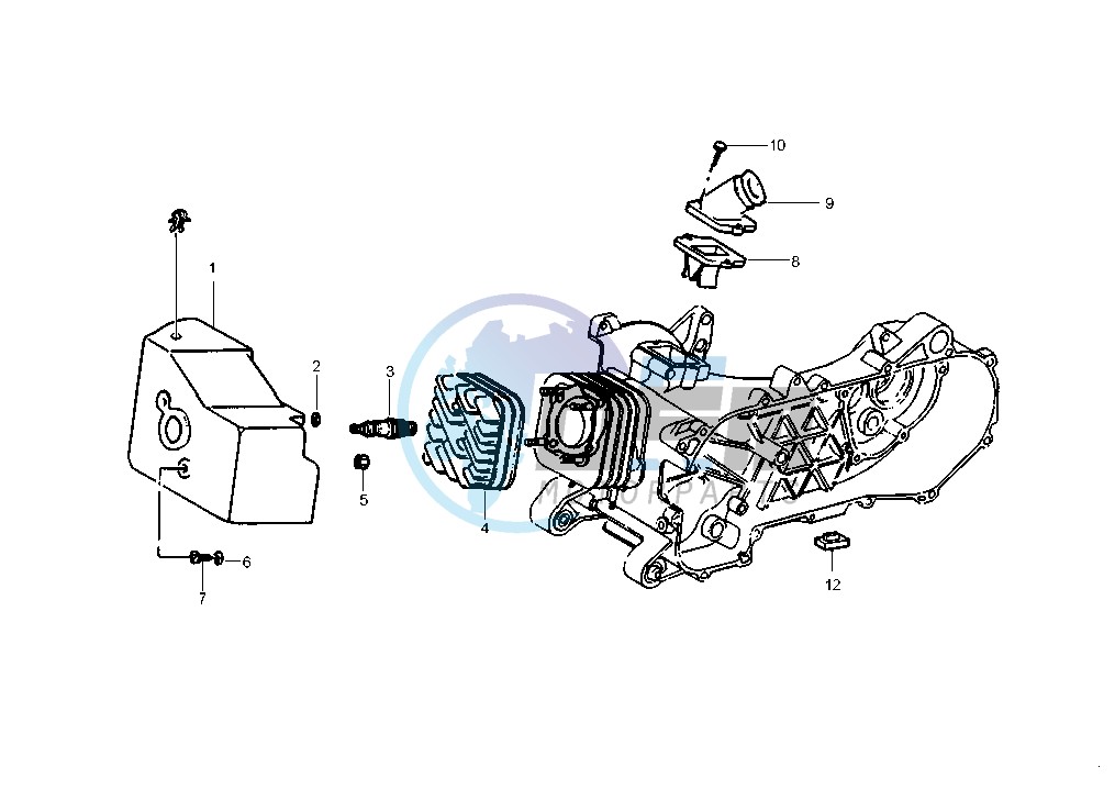 Cylinder head - Induction Pipe