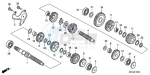 VT750C9 Ireland - (EK / MK) drawing TRANSMISSION