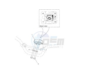 NS AEROX NAKED 50 drawing METER