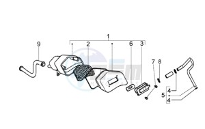 Liberty 50 ptt drawing Secondairy air box