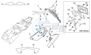 Shiver 750 USA USA drawing Rear body III