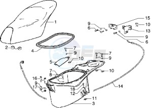 Diesis 100 drawing Saddle - Case helmet