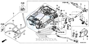 VFR800XF CrossRunner 2ED drawing THROTTLE BODY