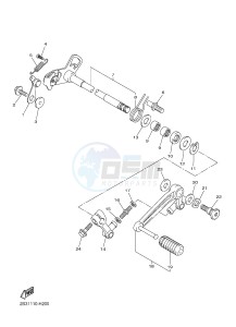 VMX17 VMAX17 1700 (2CE9 2CEA 2CEB) drawing SHIFT SHAFT