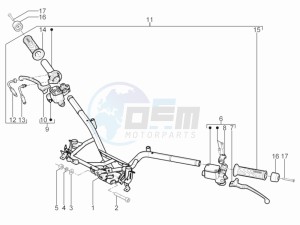 MP3 300 yourban lt erl drawing Handlebars - Master cilinder