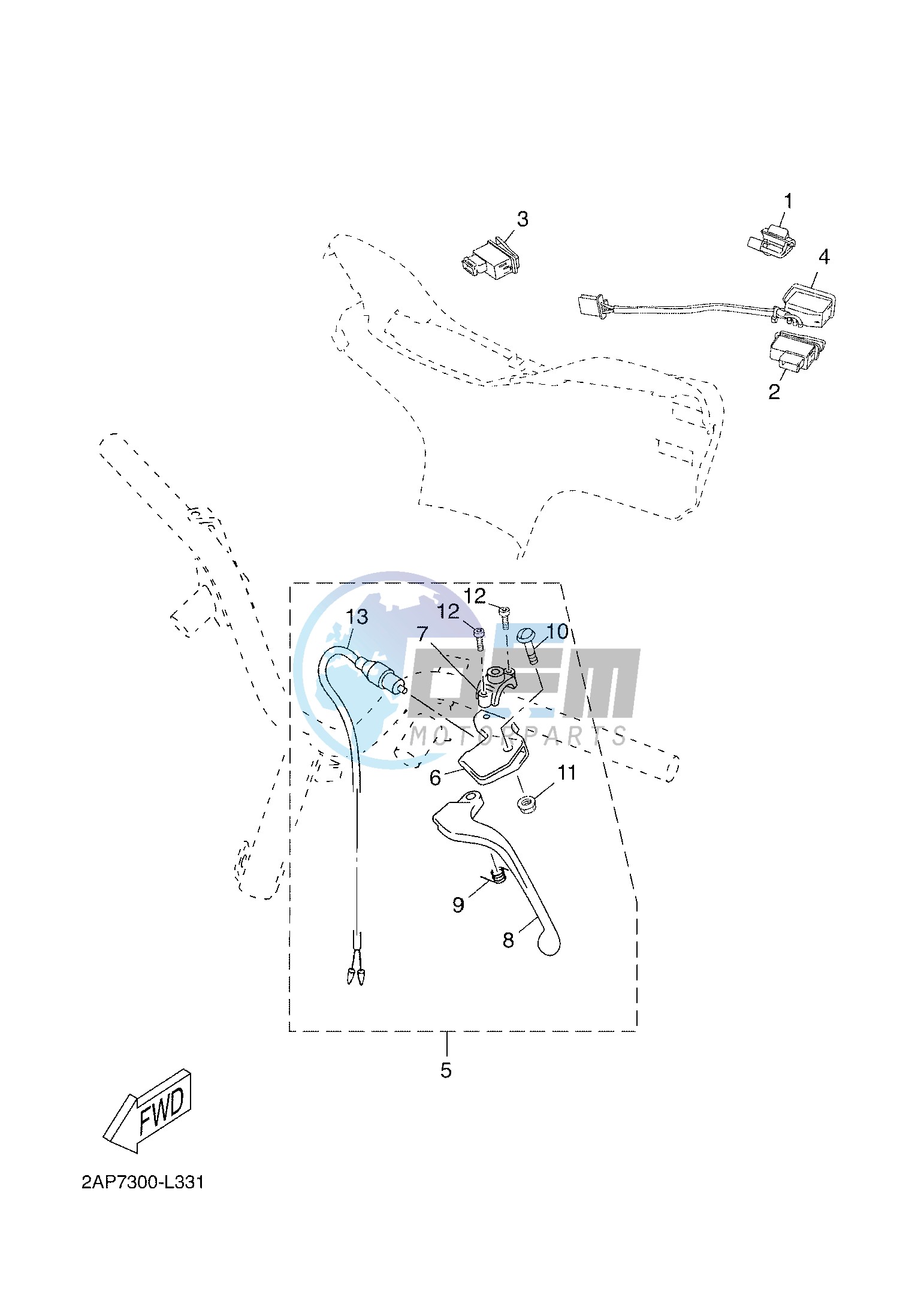 HANDLE SWITCH & LEVER