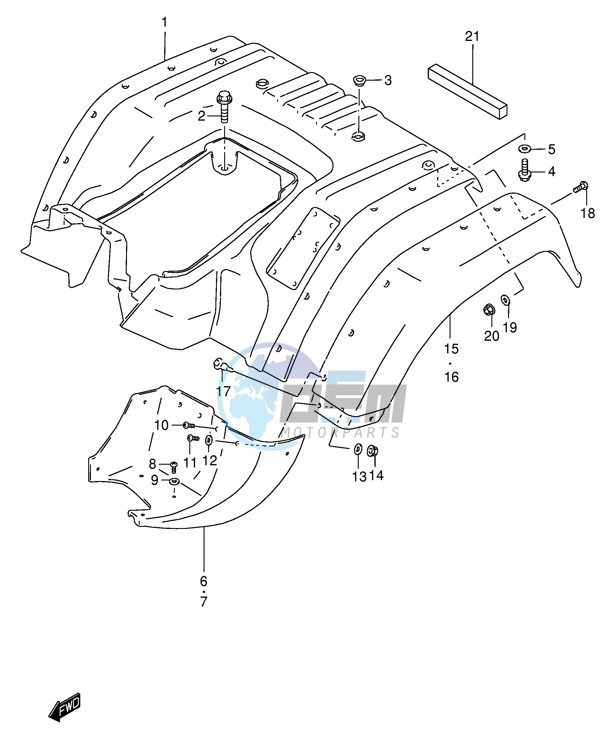 REAR FENDER