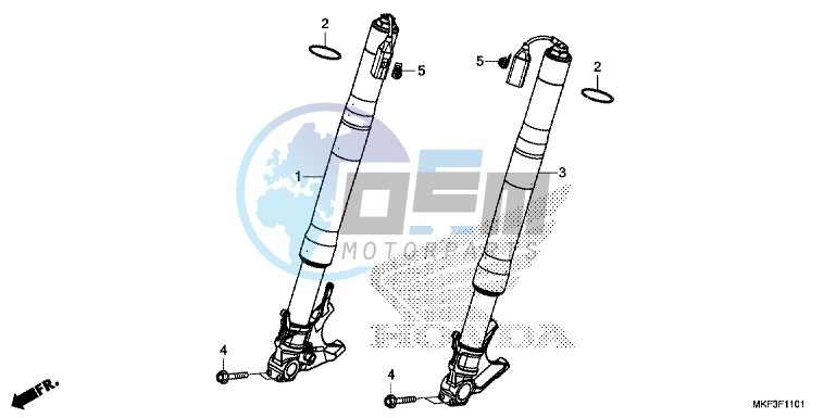 FRONT FORK (CBR1000S1/ S2)