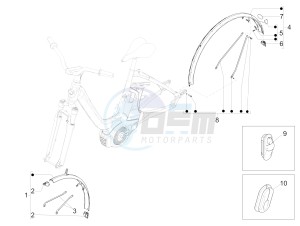 Wi-Bike Mas Deore Active 0 drawing Mudguard