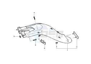 LIBERTY 4T 50 drawing Rear fender