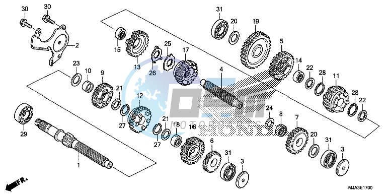 TRANSMISSION (VT750C/C2S/CA/CS)