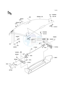 KAF 400 B [MULE 600] (B6F-B9F) B9F drawing FENDERS