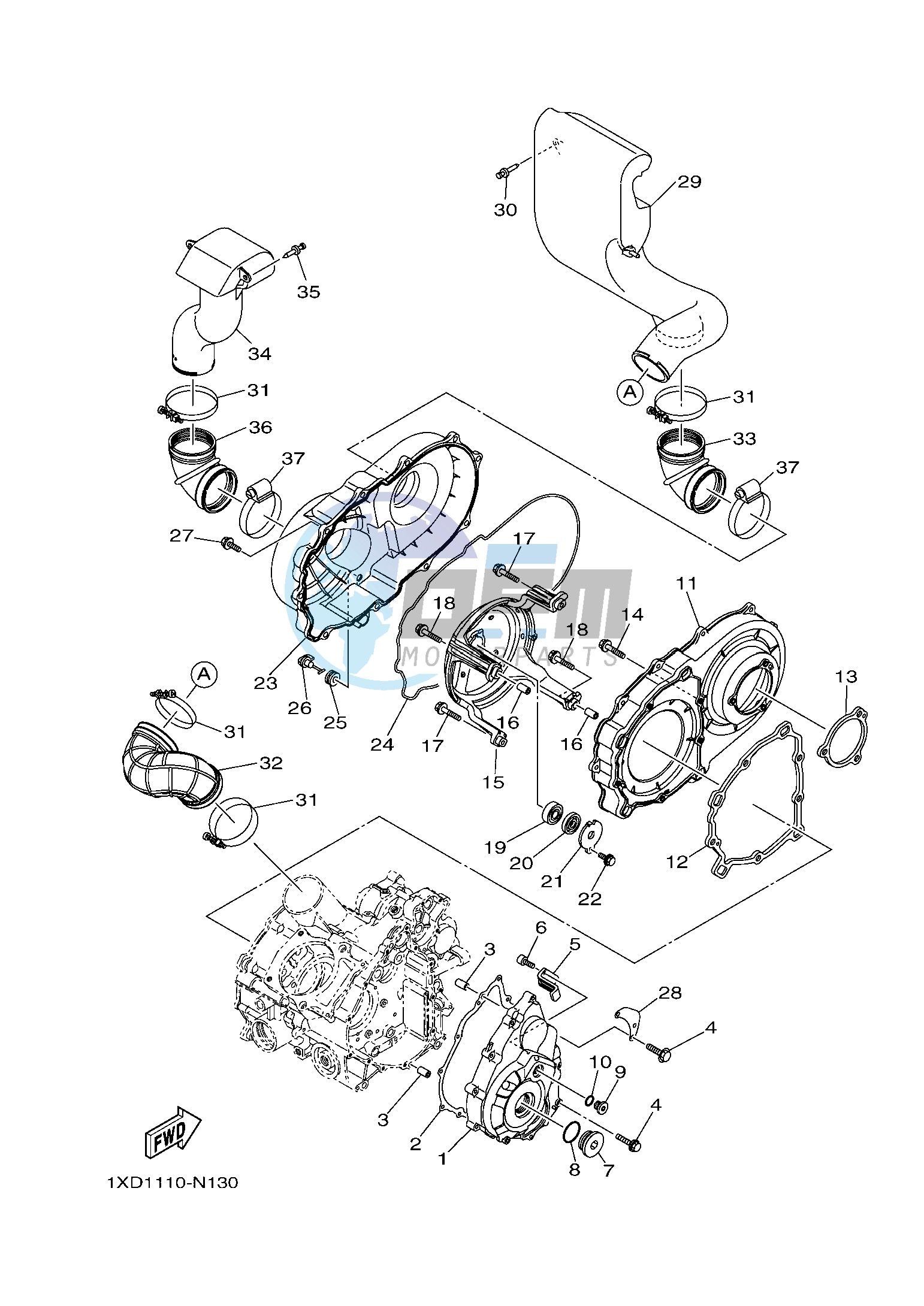 CRANKCASE COVER 1