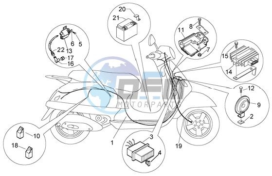 Electrical device-electric horn