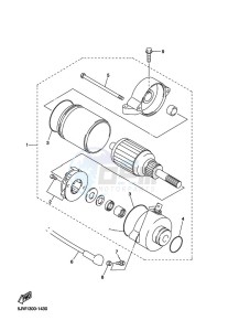 FJR1300-AE (B96S) drawing STARTING MOTOR