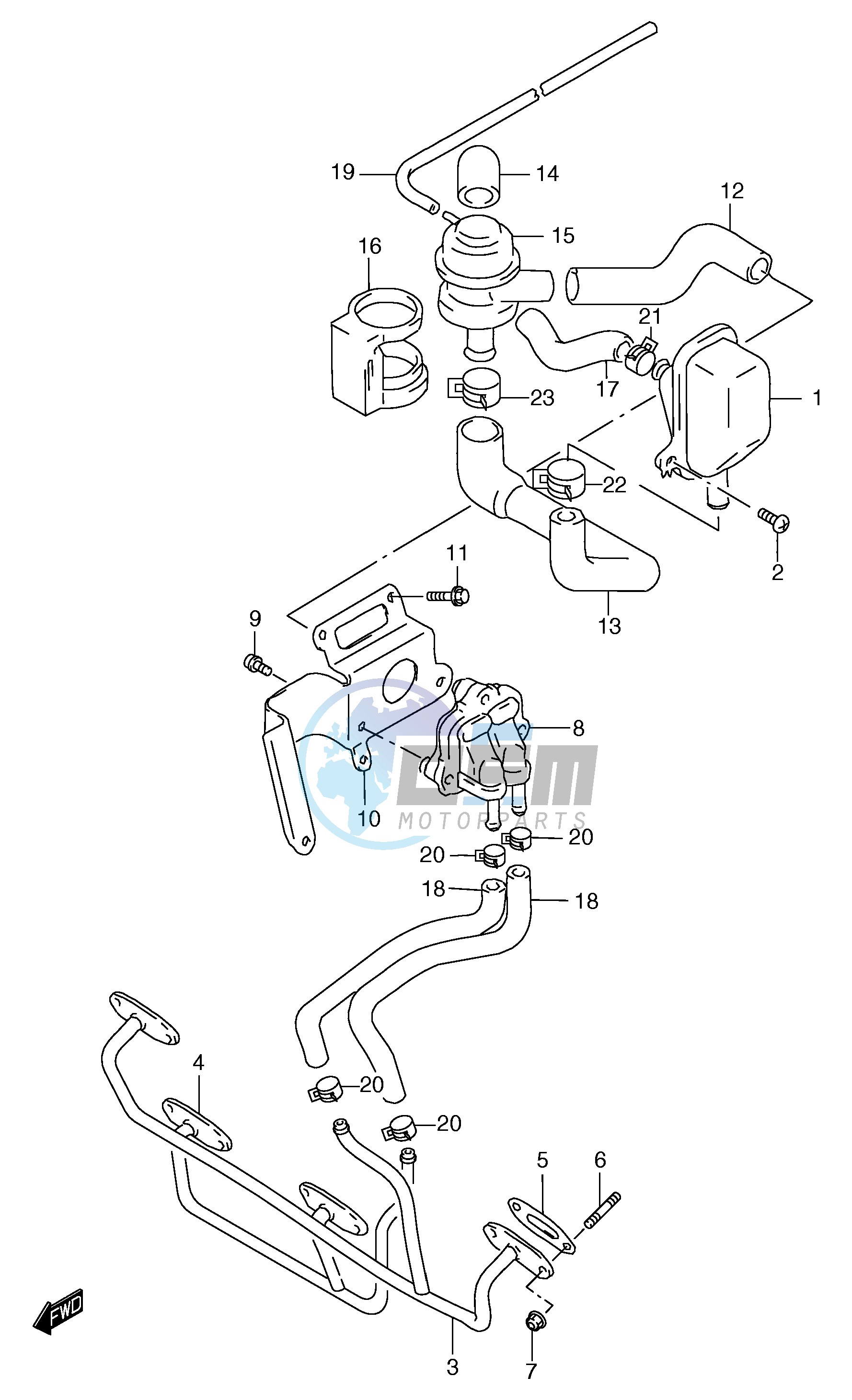 SECOND AIR (GSF1200SAV SAW SAX SAY E18)