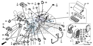 GL1800BF F6B Bagger - GL1800BF UK - (E) drawing WIRE HARNESS