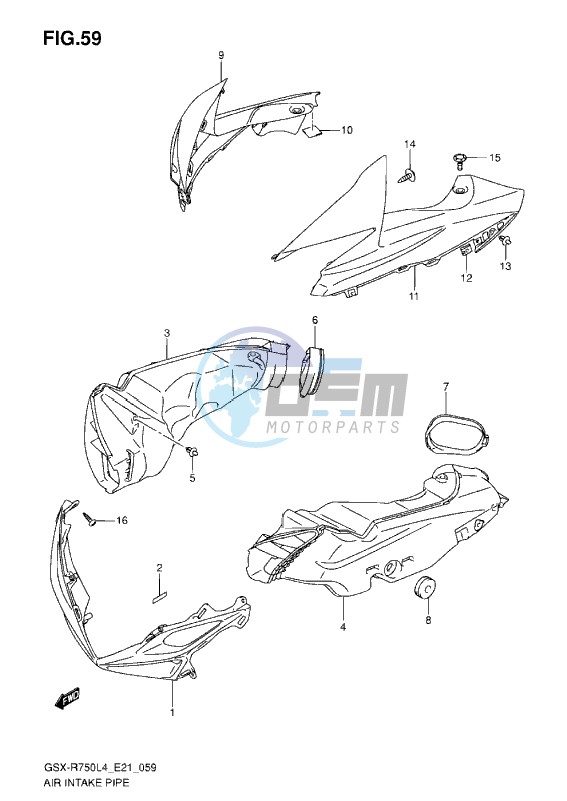 AIR INTAKE PIPE L4