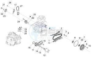 MP3 350 MAXI SPORT E4 ABS (EMEA) drawing Oil pump