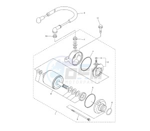 WR X 250 drawing STARTING MOTOR