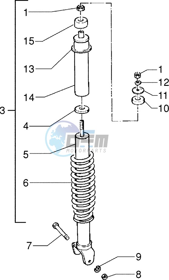 Rear Shock absorber