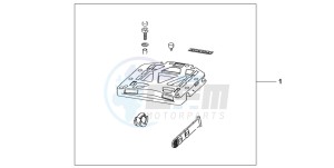 NX500 DOMINATOR drawing REAR BASE CARRIER