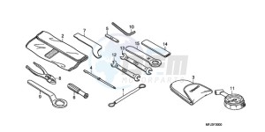 CBR600RR9 UK - (E / MME SPC 3E) drawing TOOLS