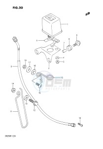 DR250 (E24) drawing TRIP METER