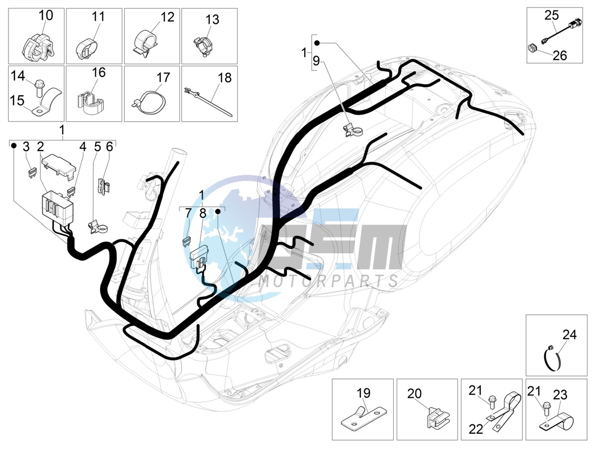 Main cable harness