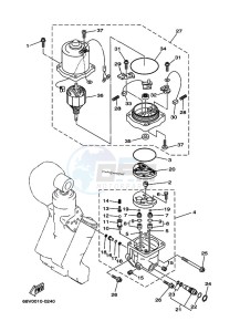 LZ150P drawing POWER-TILT-ASSEMBLY-2