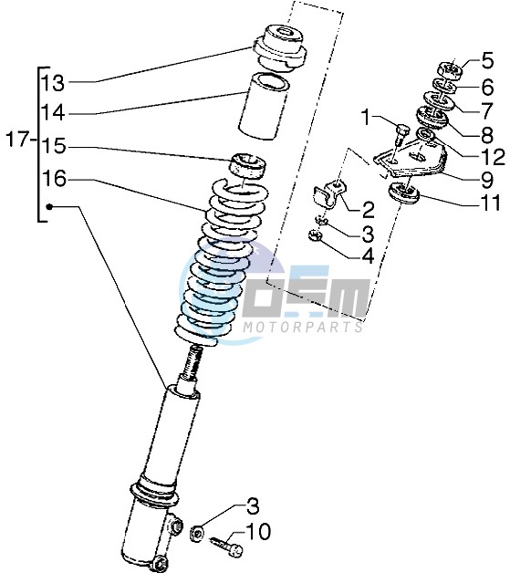 Front shock absorber